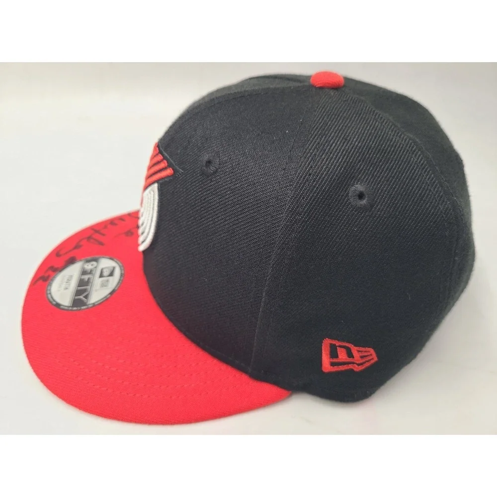 Youth Portland Trail Blazers Clyde Drexler Signed Autographed Snapback Hat‎ Cap